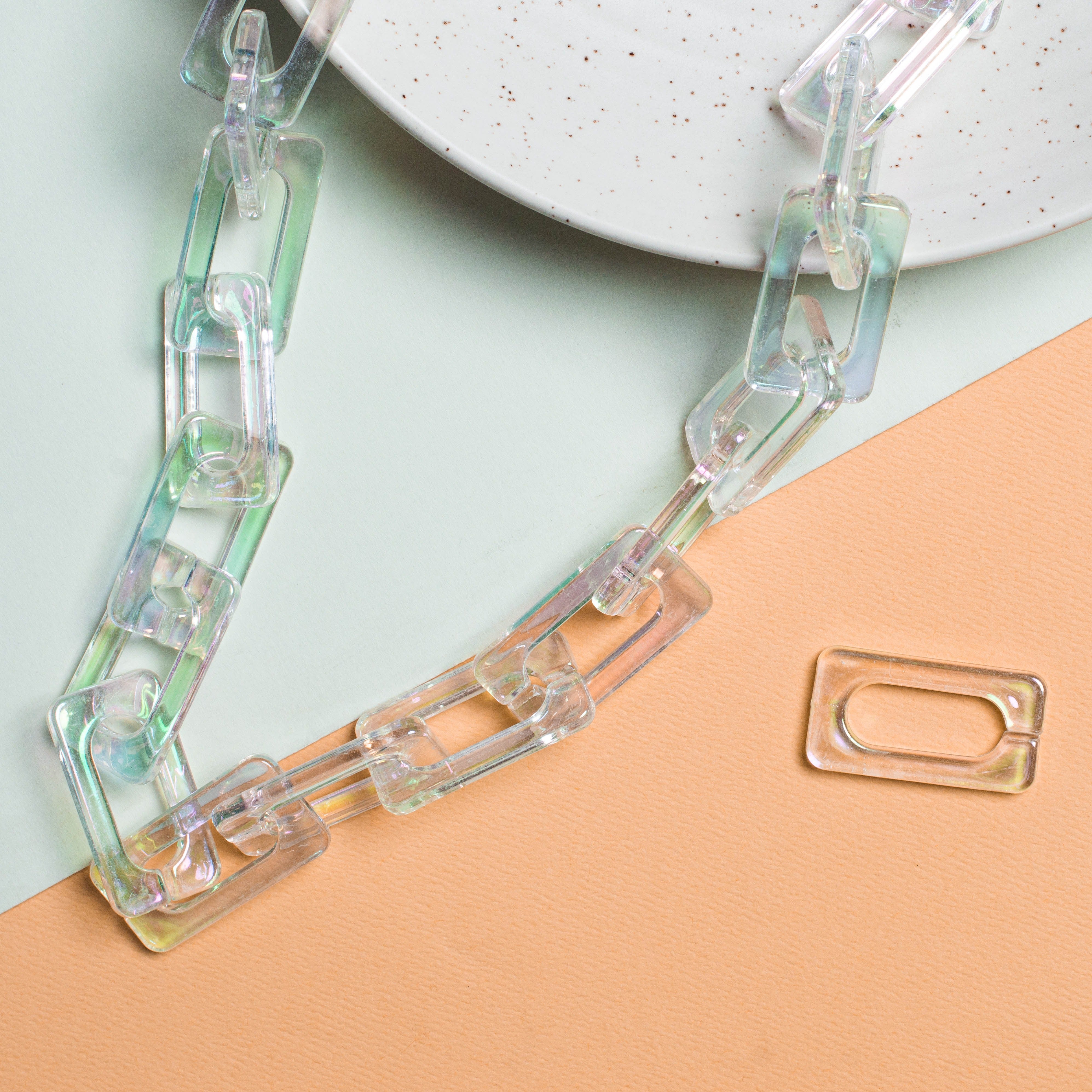 Acrylic link deals chain