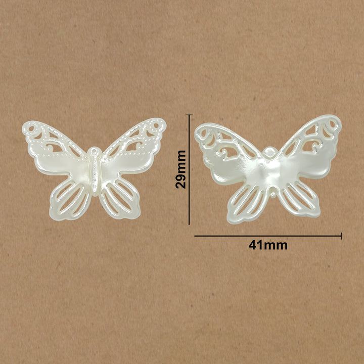 Plastic Pearl Butterfly | Size : 29mm | 500g | PC18