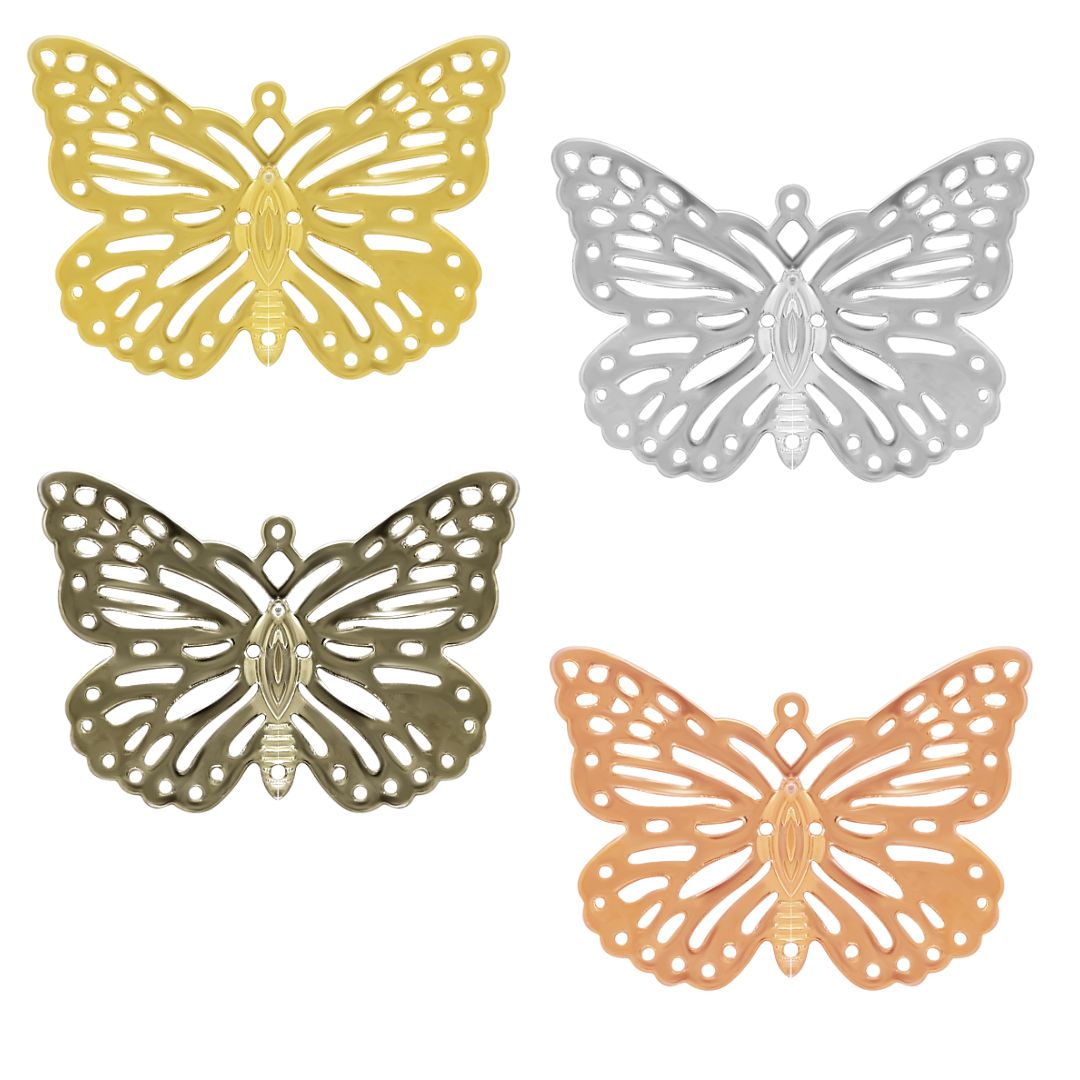 Butterfly Metal Art | Size : 27mm | 50pcs