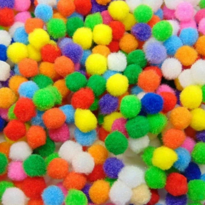 Multicolour Pom Pom Balls