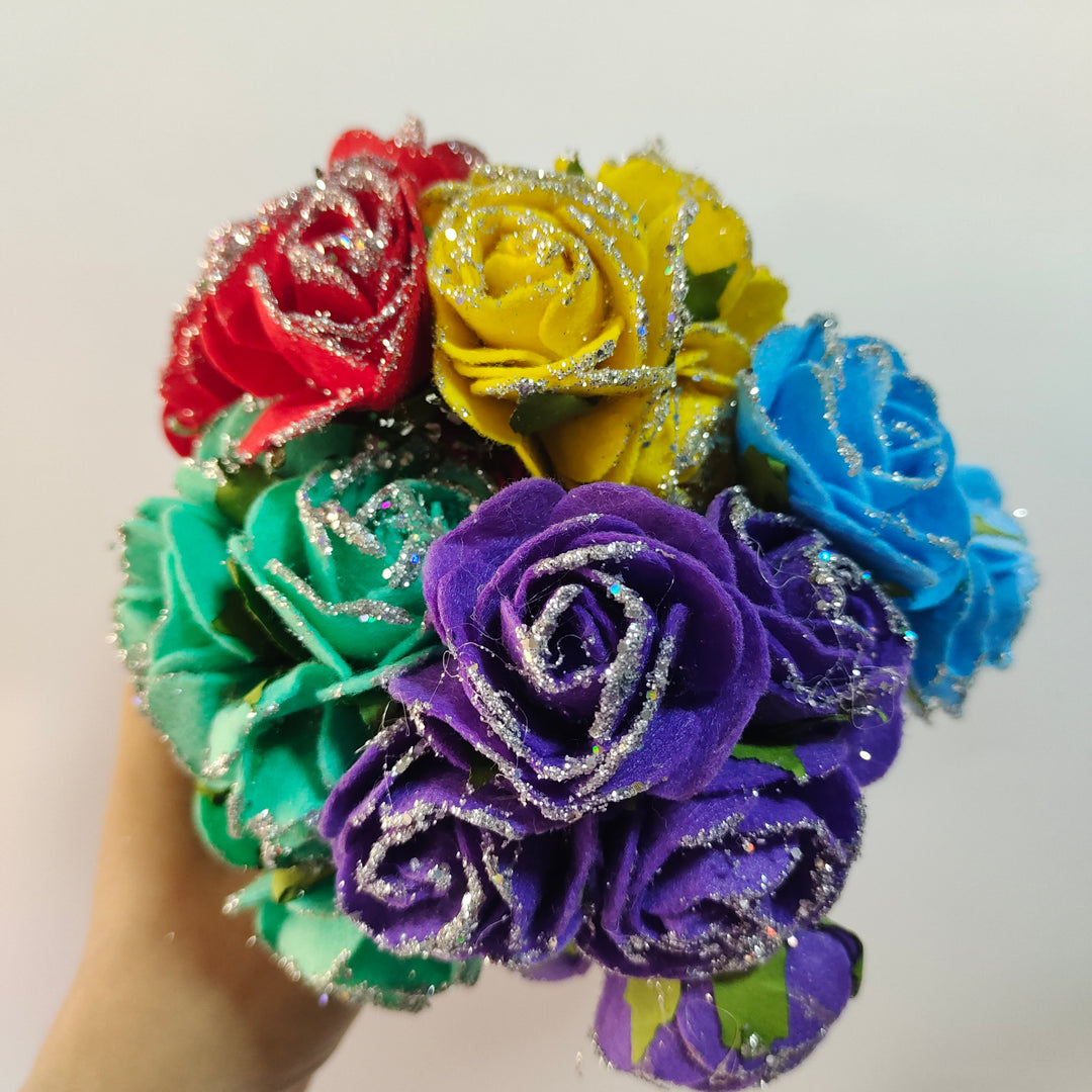 Artificial Flowers | 72Pcs