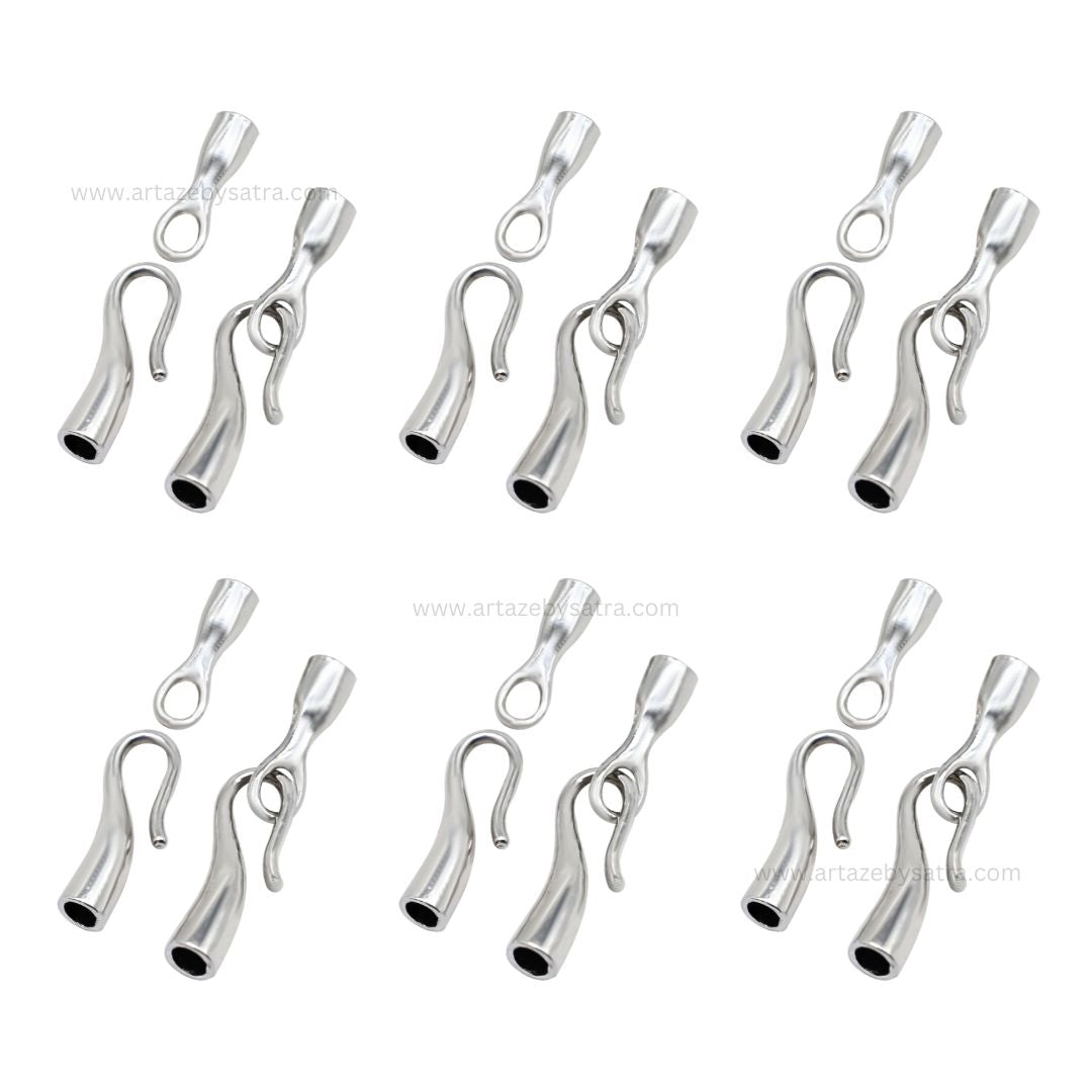 Lobster Clasp Connectors | Qty : 6pcs | BF46