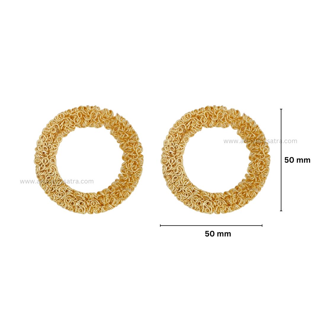 Round Wire Jewellery Design | Size : 50mm | 10pcs | WR31