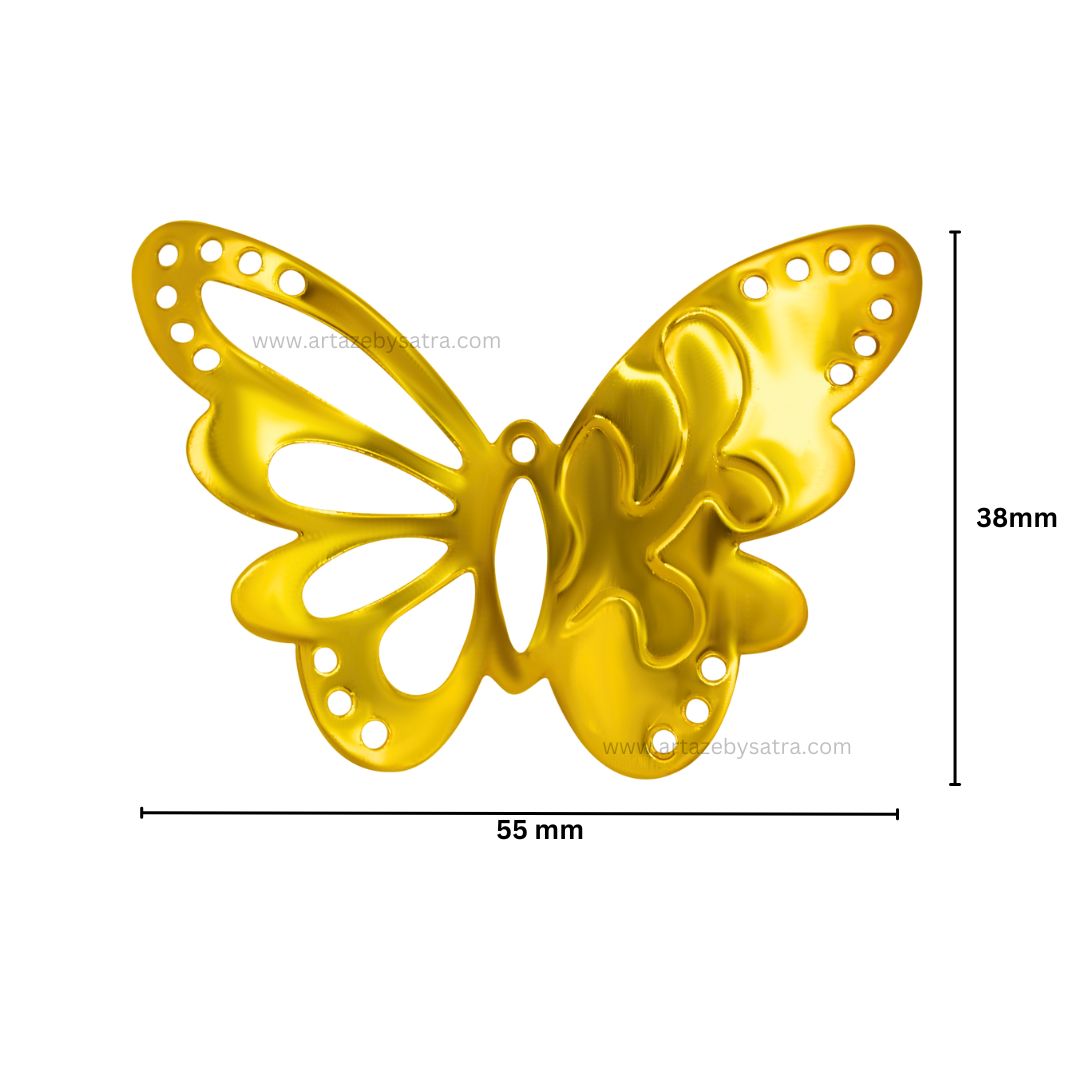 Butterfly Metal Art | Size : 38mm | 20pcs | F-7-5