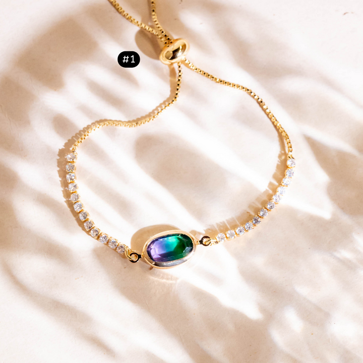 Ombre Stone Connector Bracelet | 1pc