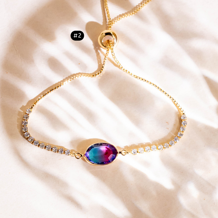 Ombre Stone Connector Bracelet | 1pc