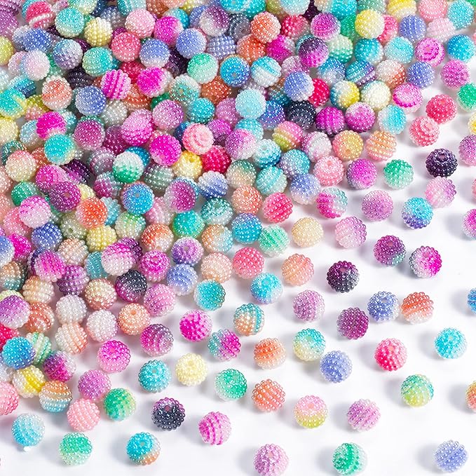 Designer Multicolor Pearl Beads | Qty : 500g