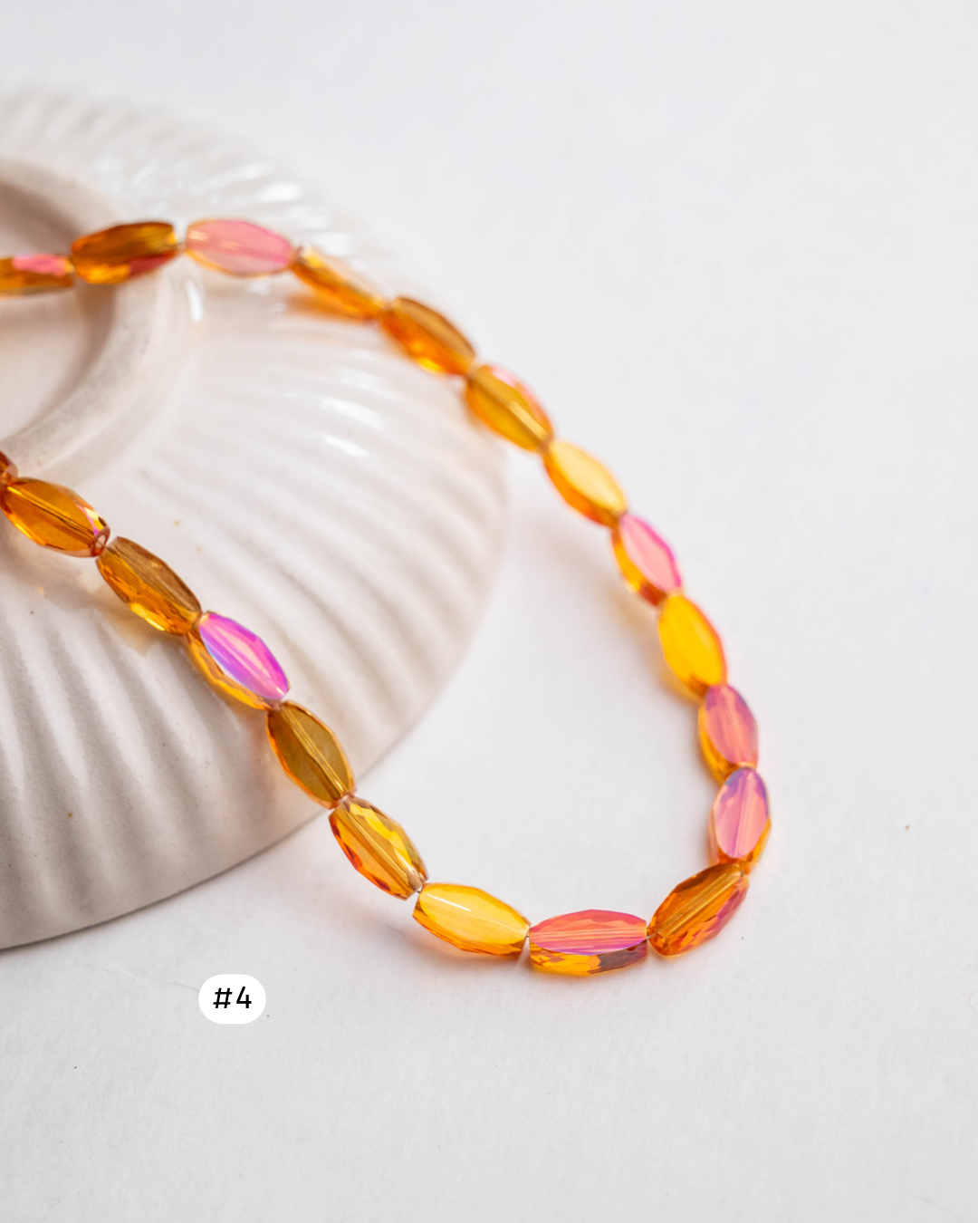 Elegant Glass Beads | Size - 10mm | 50pcs