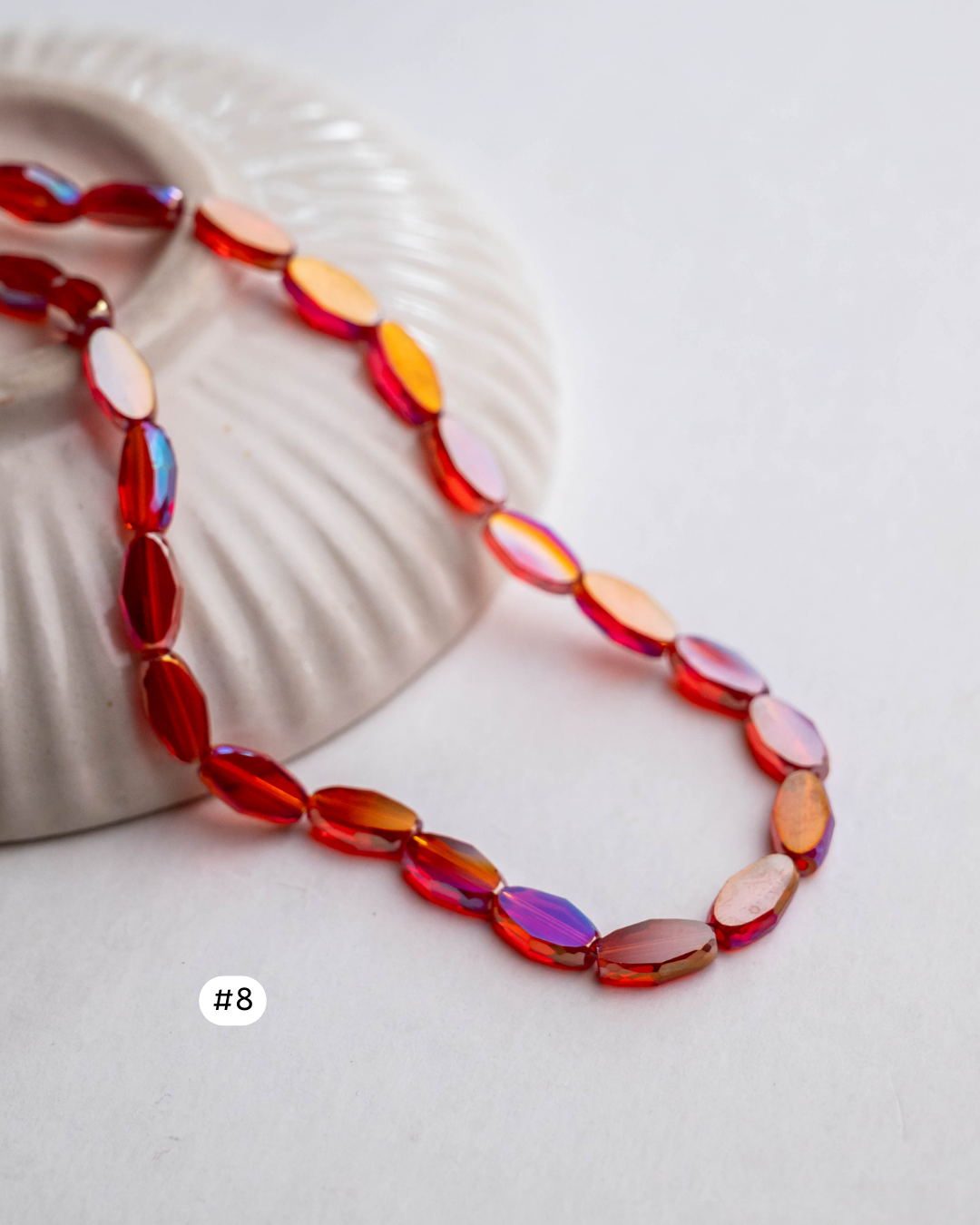 Elegant Glass Beads | Size - 10mm | 50pcs