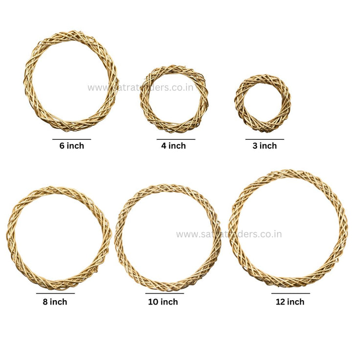 Wooden Wreath Decorative Ring | 1pc