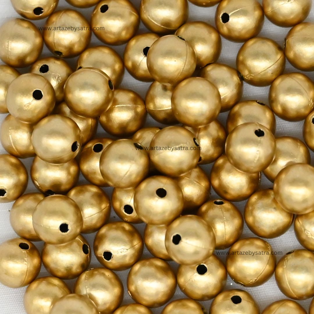 Golden Matt Beads | 100g / 500g