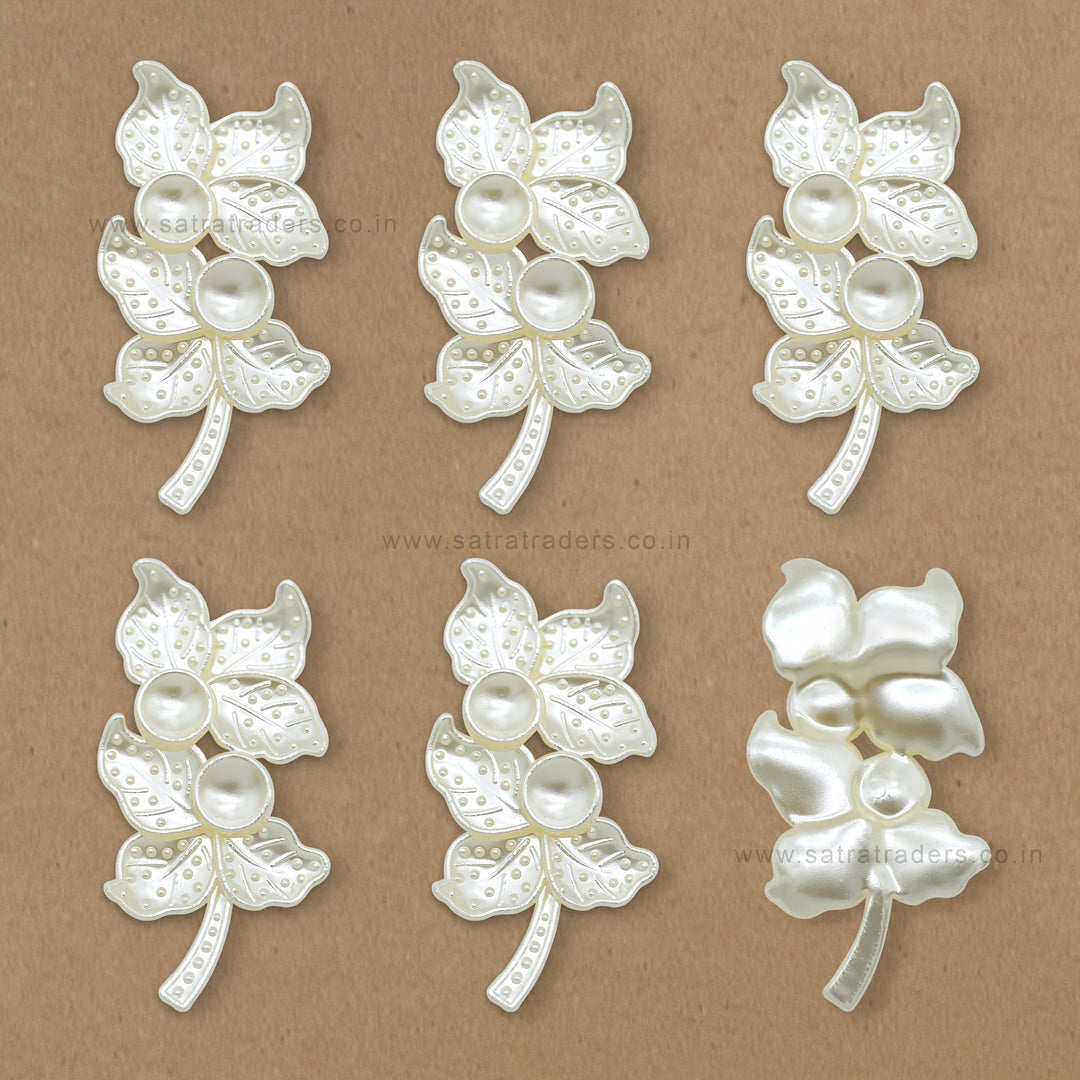 Plastic Pearl Flower | Size : 67mm | 500g | PC20