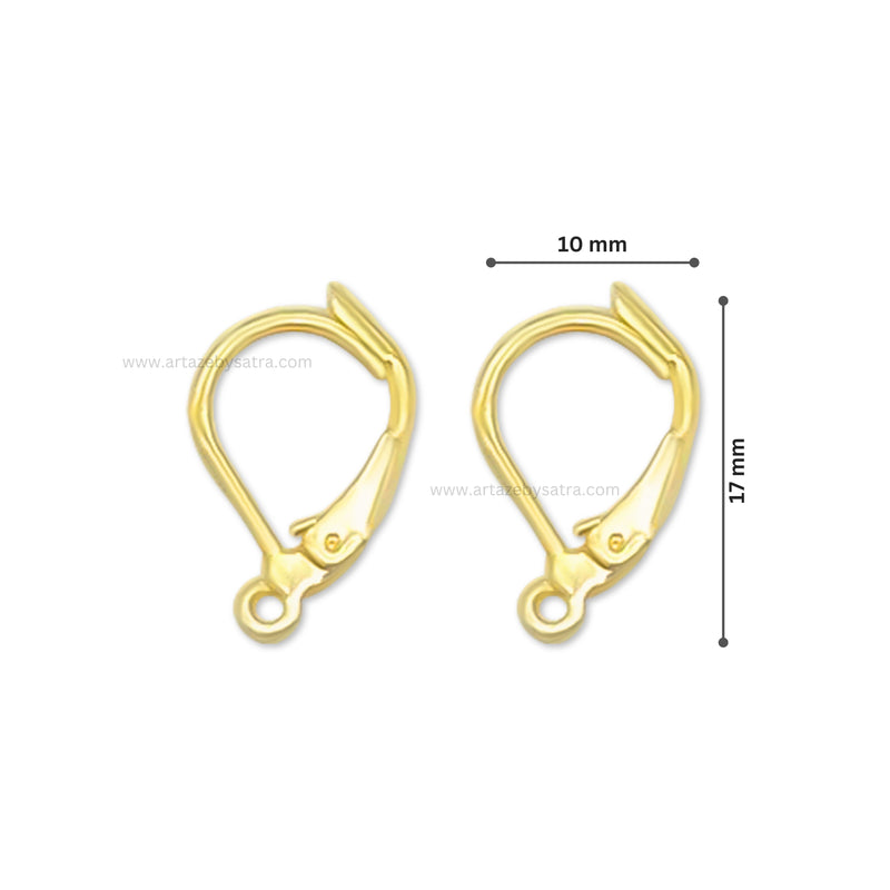 Earring Hooks Leverback Mango Bali | Size : 17mm | 100pcs