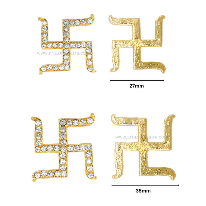 Swastik Sticker | Size : 27mm,35mm | Qty : 3pcs,4pcs