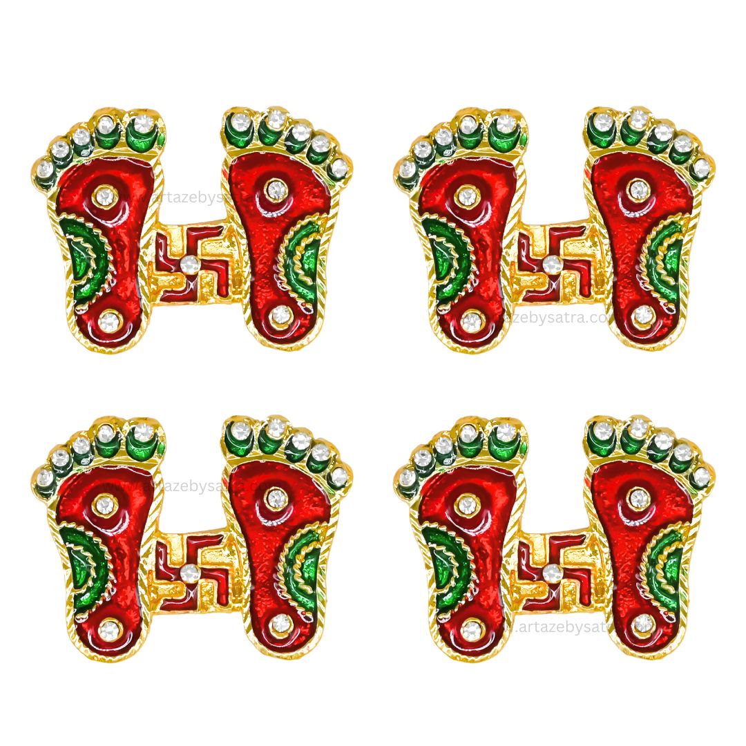 Shubh Laxmi Charan (pagla set) | Size : 31mm,47mm