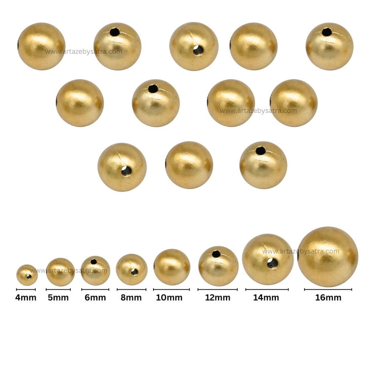 Golden Matt Beads | 100g / 500g