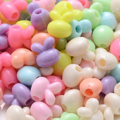 Assorted Rabbit Plastic Beads