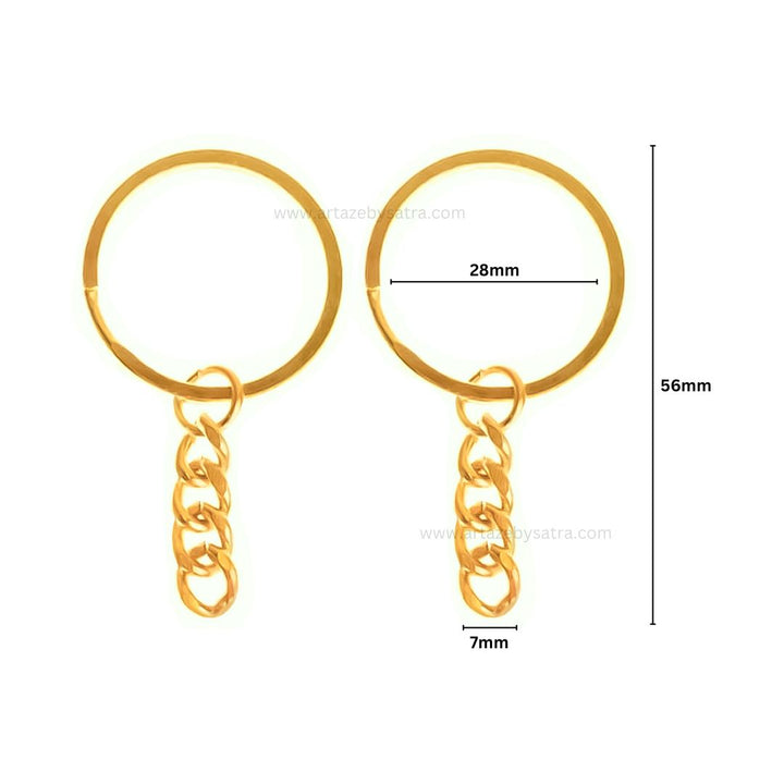 Keychain Ring for Jewelry Making | Size : 28mm | Qty : 25pcs