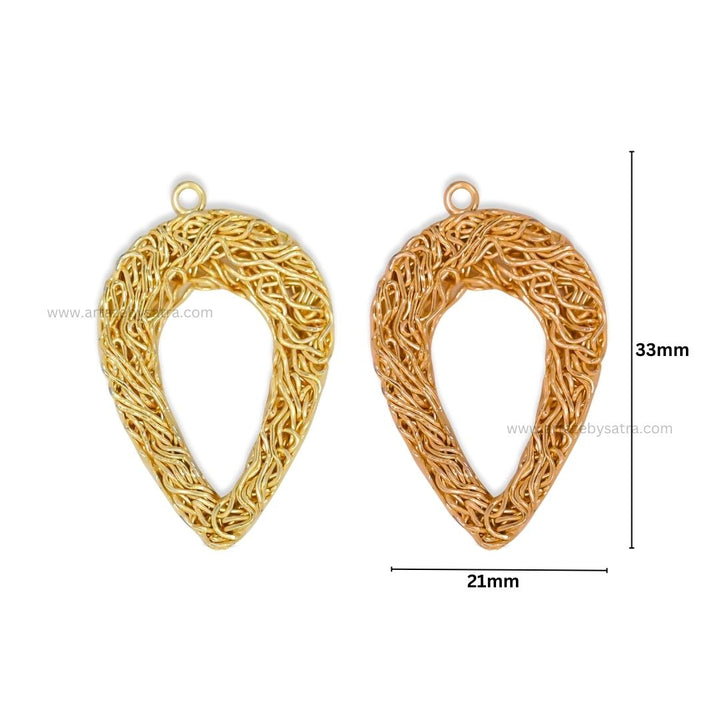 1 Naka Wire Jewellery Design | Size : 33mm | 10Pcs | WR30