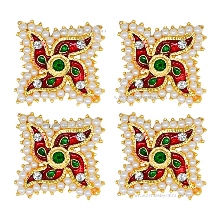 Swastik Sticker | Size : 28mm | Qty : 6pcs