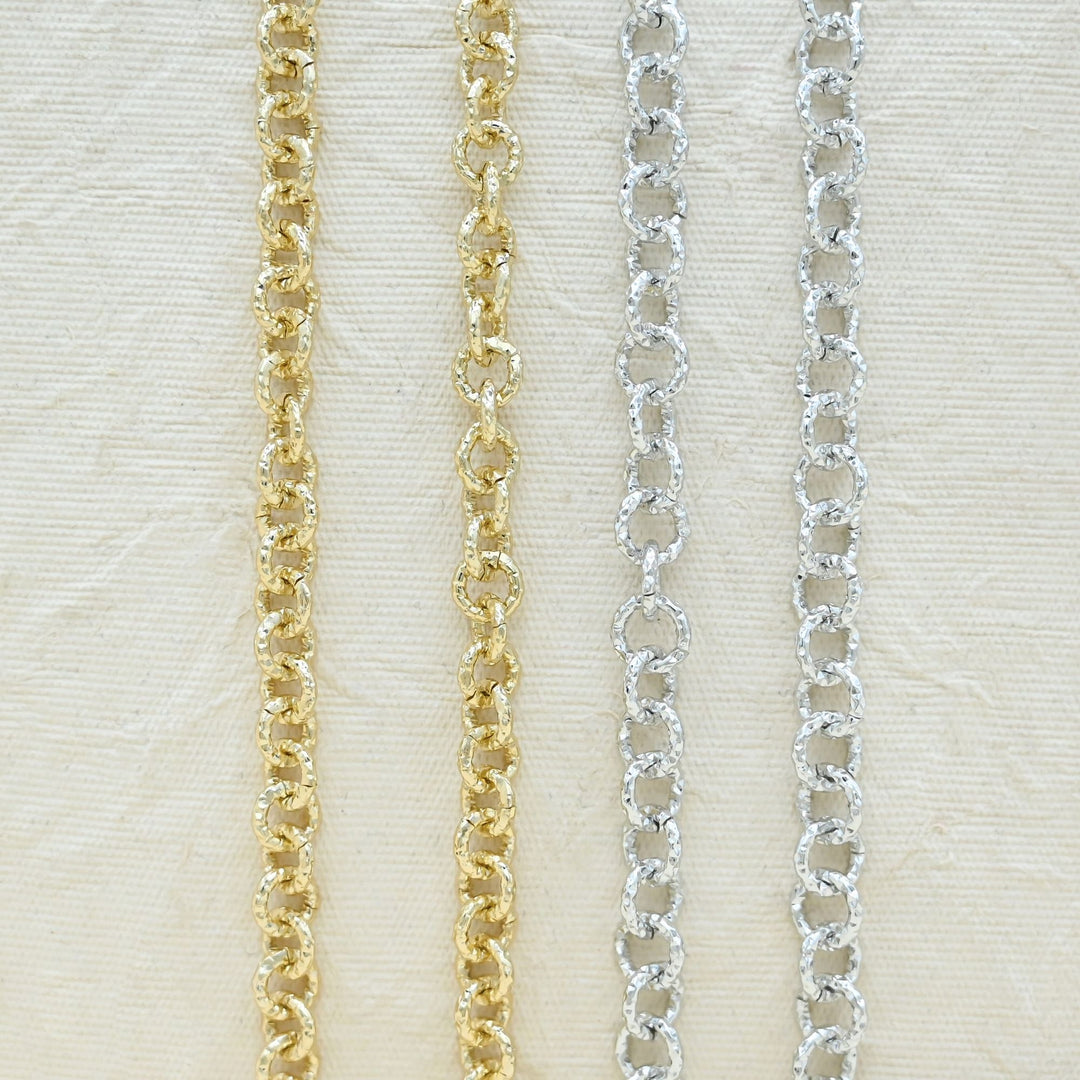 Aluminium Chain | Size : H-8mm W-8mm | Qty : 1mtr | JT-19-35-24