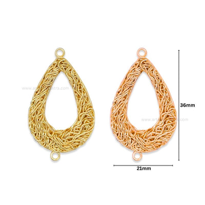 2 Naka Wire Jewellery Design | Size : 22mm | 10pcs WR25