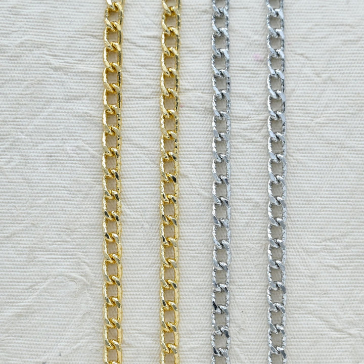 Aluminium Chain | Size : H-6mm W-9mm | Qty : 1mtr | JT-14-43-8