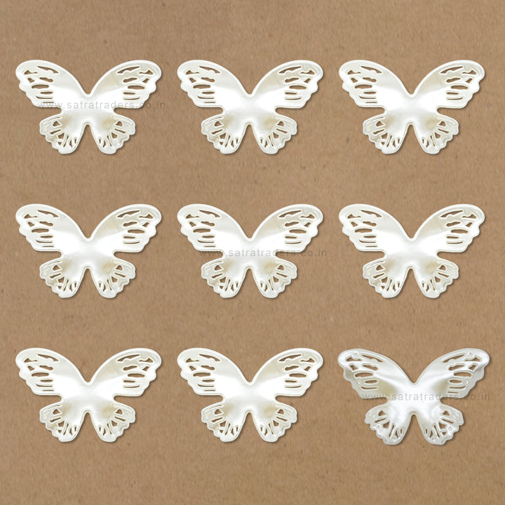 Plastic Pearl Butterfly | Size : 50mm | 500g | PC23