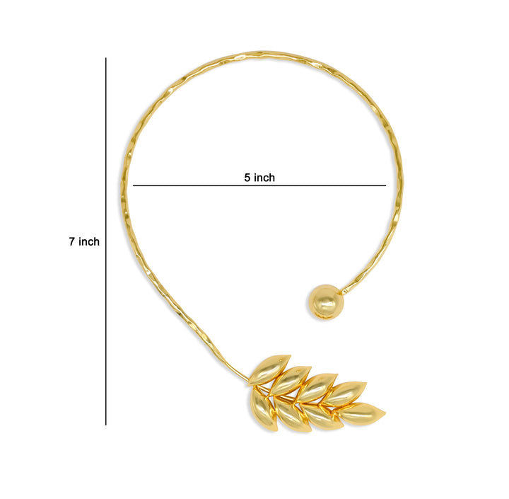 Brass Designer Choker | 18k Gold Plated (High Quality) | 1pc | DC44