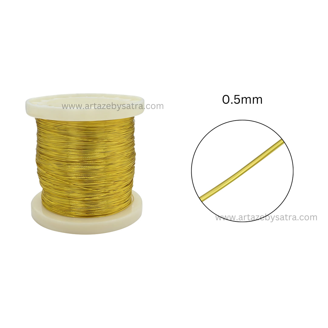 Wire Crafts Copper | Size : 0.5mm | 1 Roll- 1kg