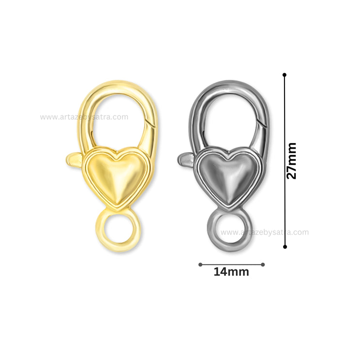 Designer Lobster Claw Clasp | Size : 27mm | 10pcs