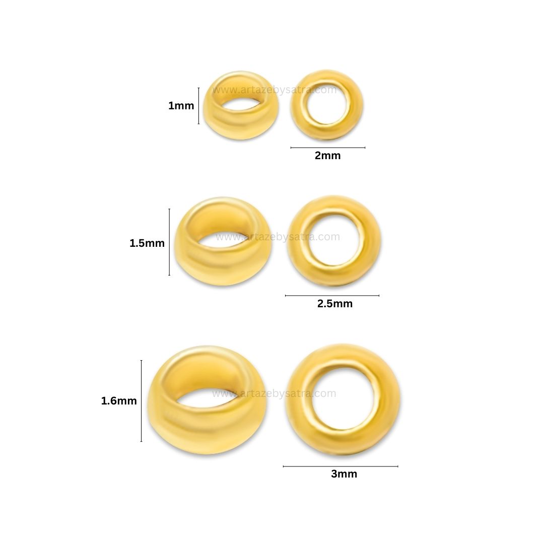 Round Crimp Ends Beads