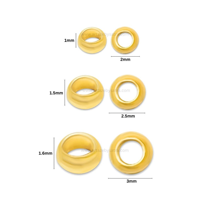 Round Crimp Ends Beads