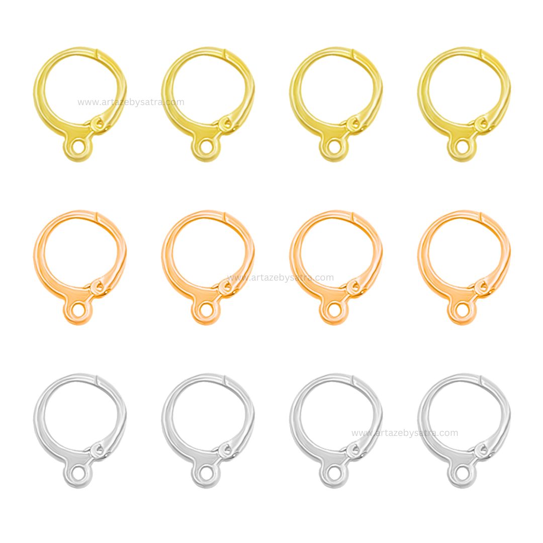 Round Brass Bali | Size: 12mm | Qty: 12pcs