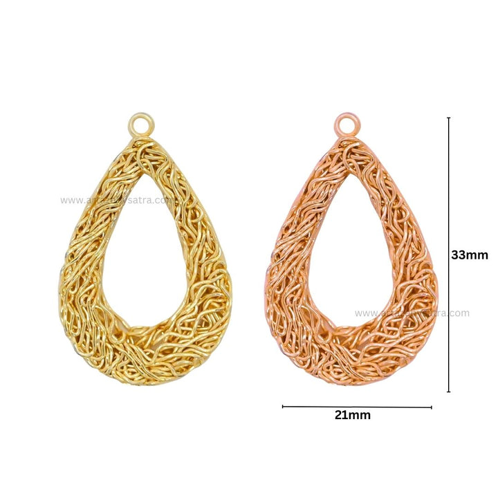 1 Naka Wire Jewellery Design | Size : 33mm | 10Pcs | WR29