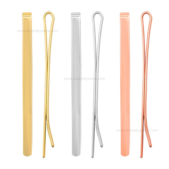 Hair Pin Hair Accessories Raw Material | Size : 60mm | Qty : 20pcs