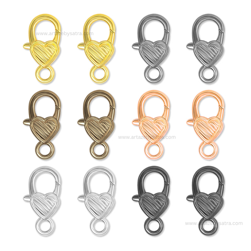 Designer Lobster Claw Clasp | Size : 27mm | 10pcs