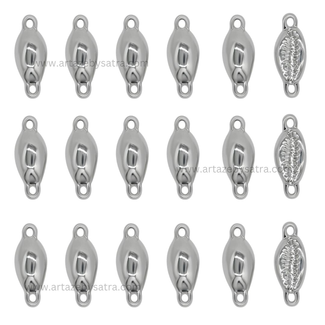 Cowri Connector Charms | Size : 20mm | 10pcs