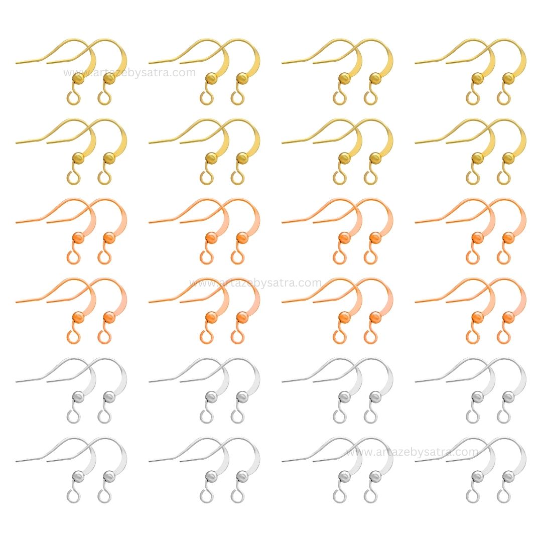 Brass Fish Hook (High Quality) | Size : 15mm | Qty : 20pcs