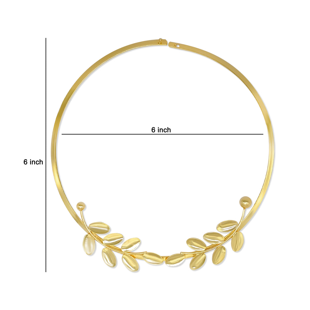 Brass Designer Choker | 18k Gold Plated (High Quality) | 1pc | DC69