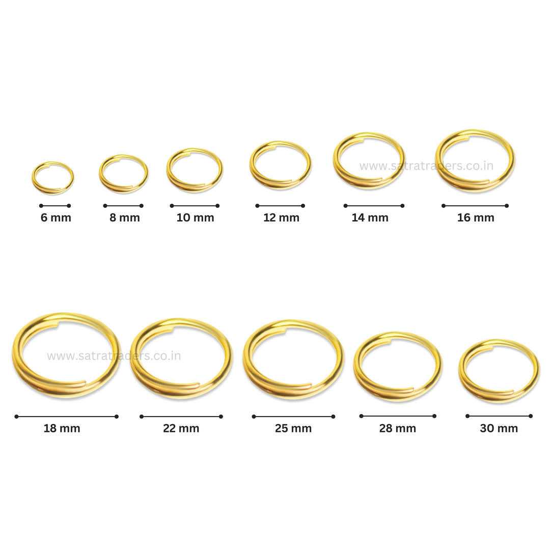 Double Rings for Keychain