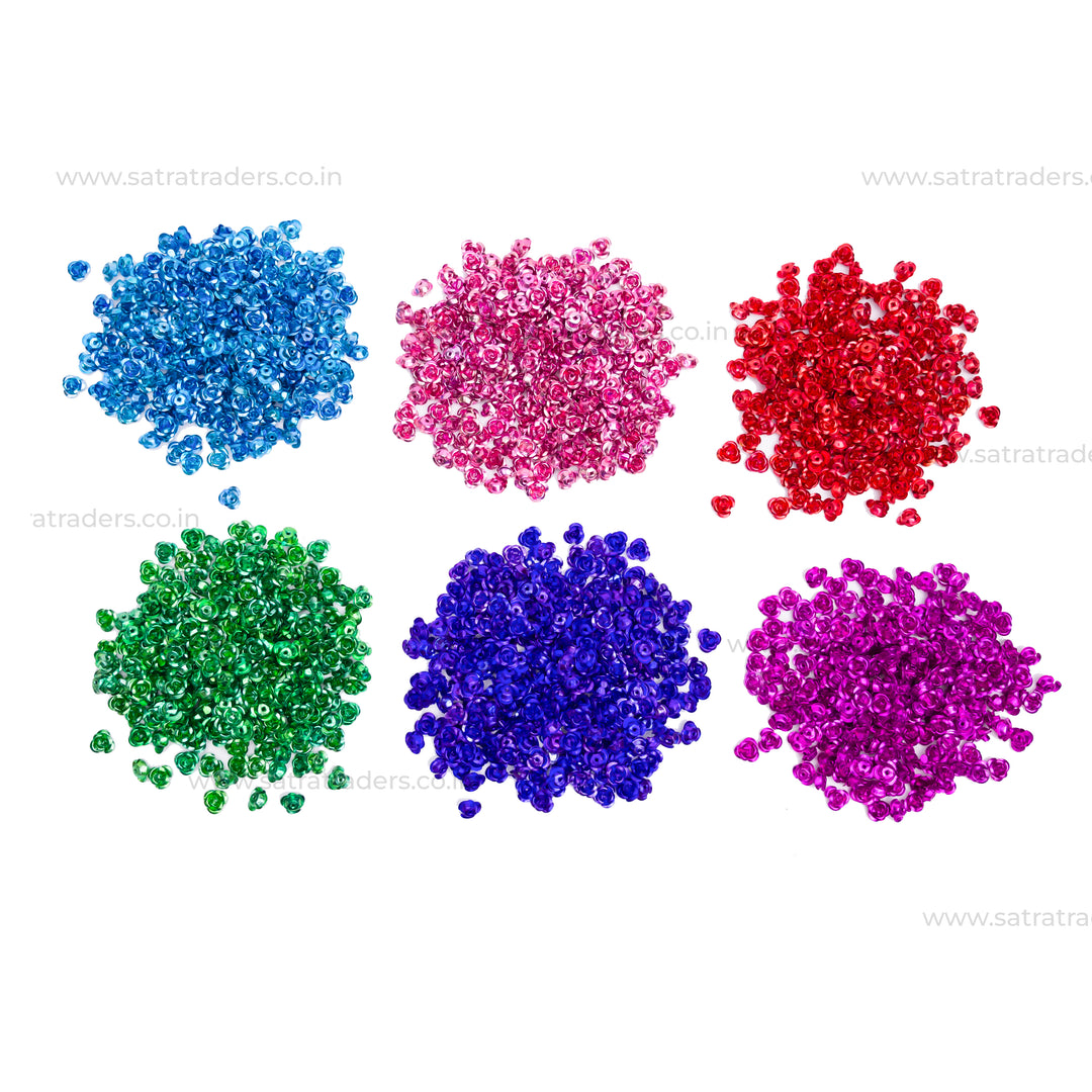 Aluminum Flower | Size: 6mm | 900pcs(6 Color Set)