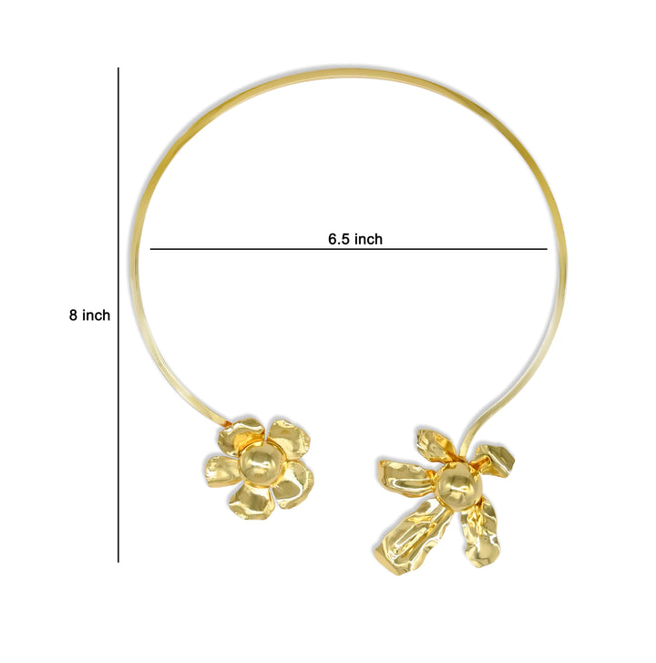 Brass Designer Choker | 18k Gold Plated (High Quality) | 1pc | DC73