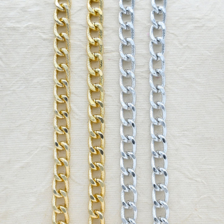 Aluminium Chain | Size : H-10mm W-14mm | Qty : 1mtr | JT-16-8-57-1