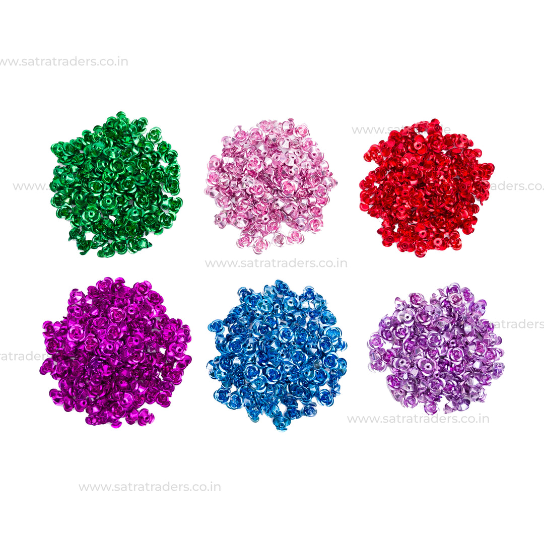 Aluminum Flower | Size: 8mm | 900pcs(6 Color Set)