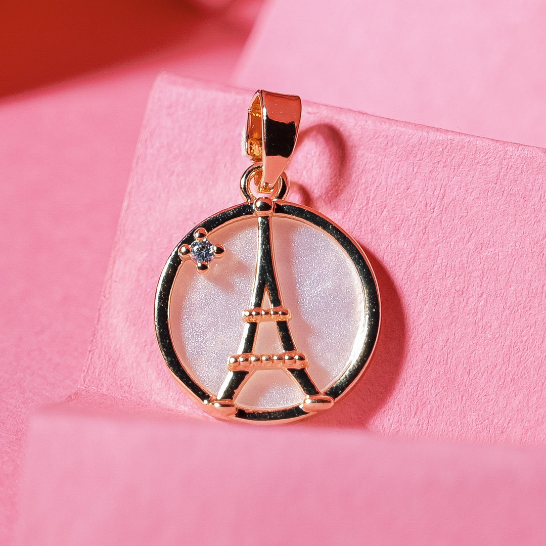 MOP Eiffel Tower Charm Anti-Tarnish | Size: 16mm | 1PC