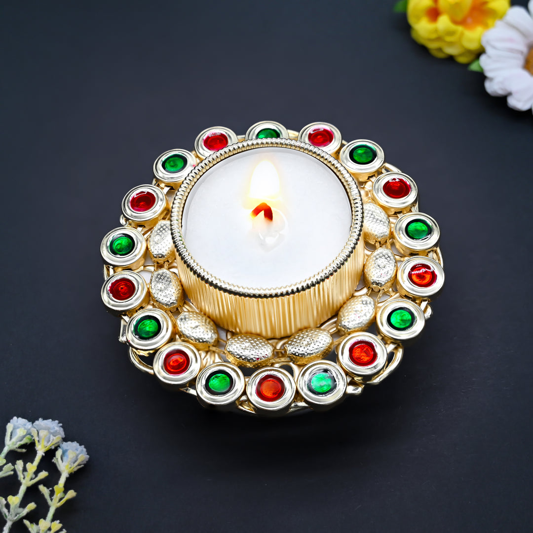 Designer Diya | Size : 3inch | 2pcs | D24-28