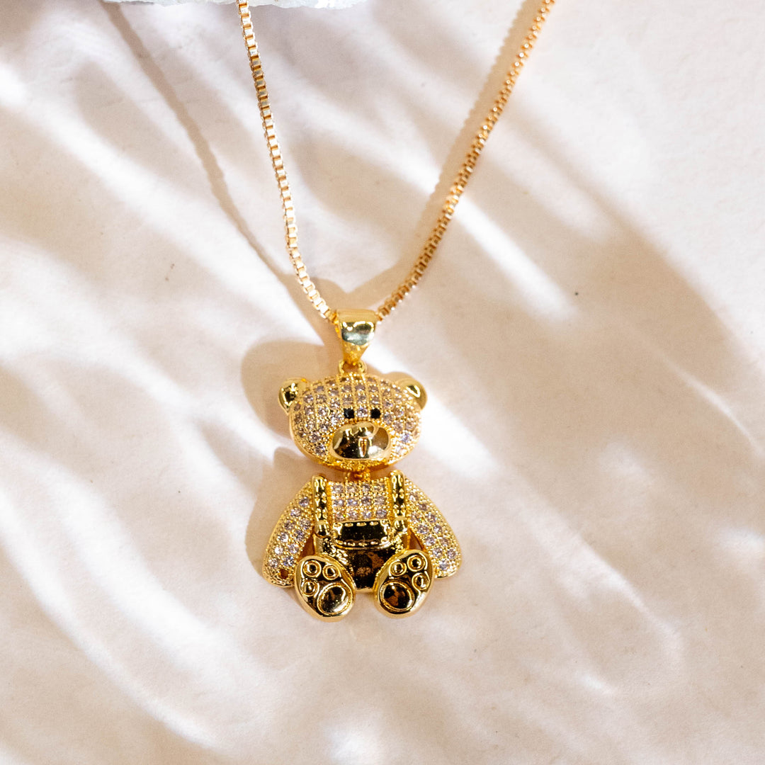 Teddy Pendant Neckchain | 1pc