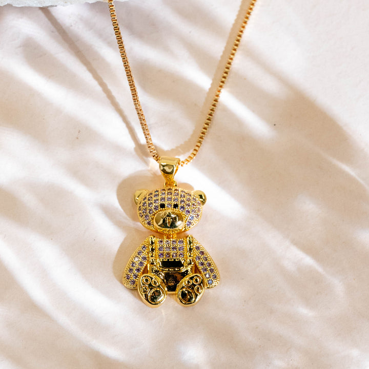 Teddy Pendant Neckchain | 1pc