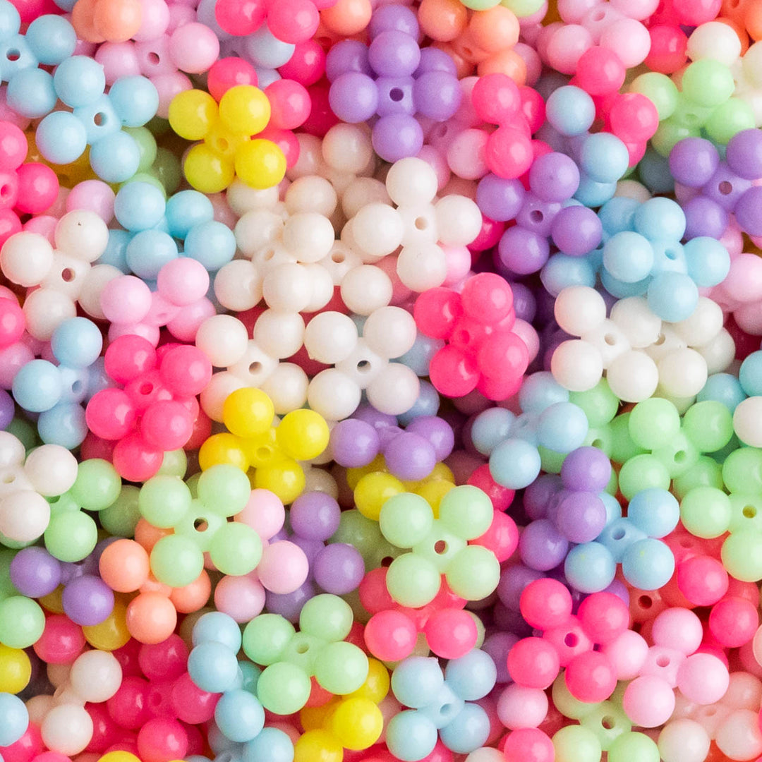 Bubbly Plastic Beads | Size : 10mm